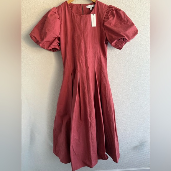 Anthropologie x Eri+Ali Corset Seamed Midi Dress Women’s Size 4 - Picture 3 of 15